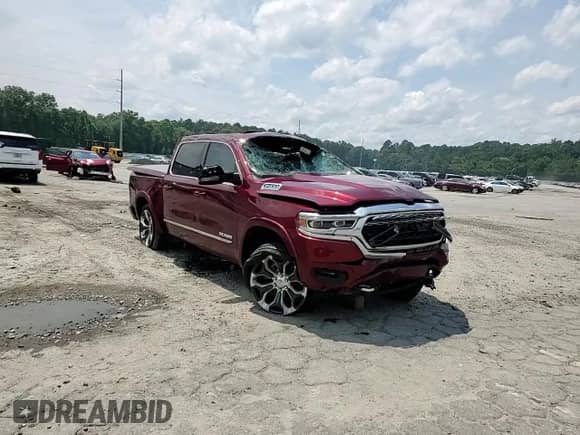 2024 Ram 1500 Limited with VIN 1C6SRFHT8RN153748, listed as a Copart auction lot 58774465 with Not provided miles and Non repairable. Bid and sale history available at DreamBid. Image 13.