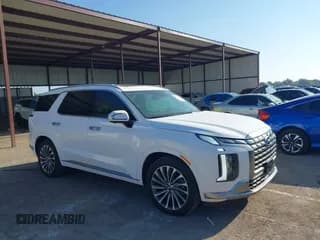 ✅ 2025 Hyundai Palisade Calligraphy • VIN: KM8R74GE2SU935197 • Лот: 43286627. Опубликован ранее на IAAI с пробегом 3 505 миль. Бесплатный доступ к архиву аукционных продаж из США и подробный отчёт об истории автомобиля на DreamBid. Изображение 1.