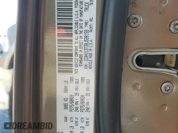 ✅ 2009 Dodge 1500 SLT • VIN: 1D3HV13T39J528159 • Lot: 55737195. Wystawiony na Copart z przebiegiem 192 899 mil. Bezpłatny archiwum sprzedaży aukcyjnych z USA i szczegółowy raport historii pojazdu na DreamBid. Zdjęcie 12.