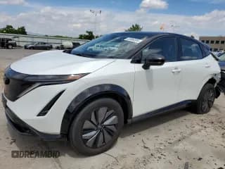 ✅ 2023 Nissan ARIYA Engage • VIN: JN1CF0BB2PM707407 • Лот: 53986304. Опубликован ранее на Copart с пробегом 1 209 миль. Бесплатный доступ к архиву аукционных продаж из США и подробный отчёт об истории автомобиля на DreamBid. Изображение 1.