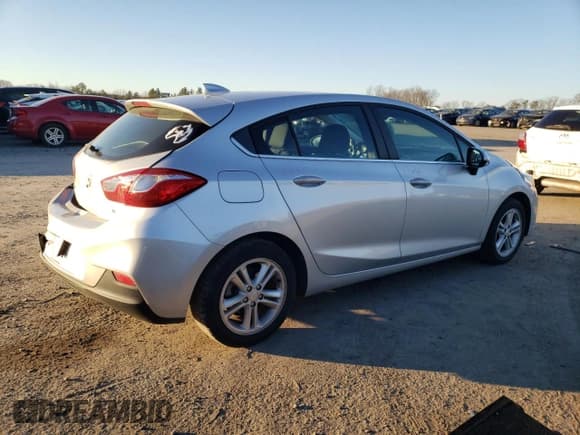 ✅ 2017 Chevrolet Cruze LT • VIN: 3G1BE6SM6HS590246 • Lot: 38681653. Listed on Copart with 134,723 mi. Free auction sales archive from the USA and detailed vehicle history report at DreamBid. Image 3.