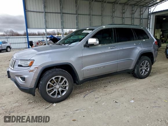 ✅ 2014 Jeep Grand Cherokee Limited • VIN: 1C4RJFBG4EC273305 • Lot: 92908355. Listed on Copart with 97,417 mi. Free auction sales archive from the USA and detailed vehicle history report at DreamBid. Image 1.
