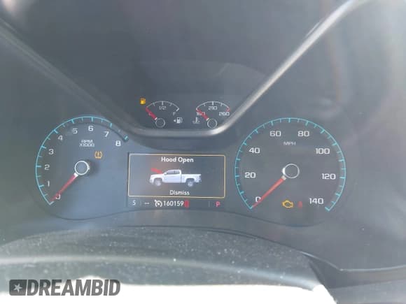 ✅ 2019 Chevrolet Colorado 4WD LT • VIN: 1GCGTCEN1K1210079 • Lot: 43589808. Listed on IAAI with 160,159 mi. Free auction sales archive from the USA and detailed vehicle history report at DreamBid. Image 7.