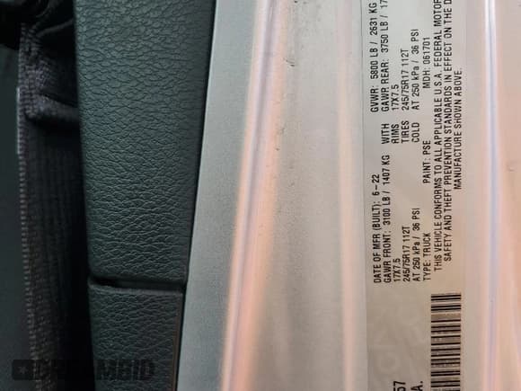 ✅ 2022 Jeep Gladiator Texas Trail • VIN: 1C6HJTAG7NL165957 • Lot: 58309485. Wystawiony na Copart z przebiegiem 86 805 mil. Bezpłatny archiwum sprzedaży aukcyjnych z USA i szczegółowy raport historii pojazdu na DreamBid. Zdjęcie 12.