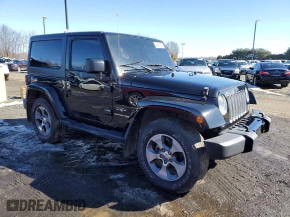 ✅ 2018 Jeep Wrangler Sahara • VIN: 1C4AJWBG5JL853024 • Lot: 46897595. Listed on Copart with 59,334 mi. Free auction sales archive from the USA and detailed vehicle history report at DreamBid. Image 4.