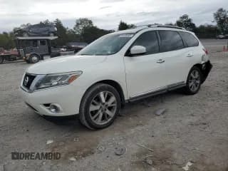 ✅ 2015 Nissan Pathfinder Platinum • VIN: 5N1AR2MM6FC701793 • Lot: 85165505. Listed on Copart with 169,299 mi. Free auction sales archive from the USA and detailed vehicle history report at DreamBid. Image 1.