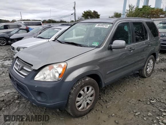 ✅ 2005 Honda CR-V EX • VIN: JHLRD78875C044102 • Lot: 86498245. Wystawiony na Copart z przebiegiem Nie podano. Bezpłatny archiwum sprzedaży aukcyjnych z USA i szczegółowy raport historii pojazdu na DreamBid. Zdjęcie 1.