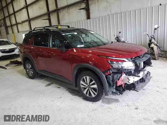 ✅ 2022 Nissan Pathfinder SL • VIN: 5N1DR3CC1NC255854 • Lot: 60483745. Listed on Copart with 78,773 mi. Free auction sales archive from the USA and detailed vehicle history report at DreamBid. Image 4.