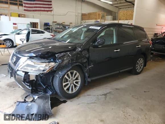 ✅ 2015 Nissan Pathfinder S • VIN: 5N1AR2MMXFC610171 • Lot: 80763595. Listed on Copart with 147,215 mi. Free auction sales archive from the USA and detailed vehicle history report at DreamBid. Image 1.