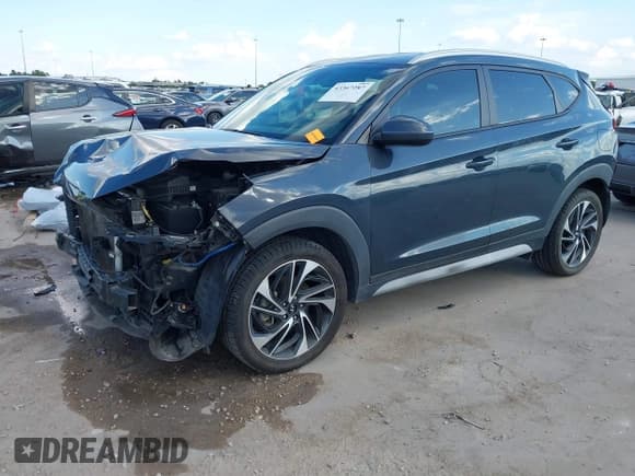 ✅ 2020 Hyundai Tucson SEL • VIN: KM8J33AL5LU270680 • Lot: 43367287. Listed on IAAI with 87,458 mi. Free auction sales archive from the USA and detailed vehicle history report at DreamBid. Image 2.