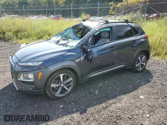 ✅ 2019 Hyundai Kona Limited • VIN: KM8K33A53KU384410 • Лот: 72475174. Опубликован ранее на Copart с пробегом 63 952 миль. Бесплатный доступ к архиву аукционных продаж из США и подробный отчёт об истории автомобиля на DreamBid. Изображение 1.