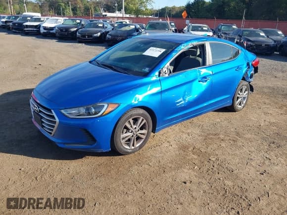 ✅ 2017 Hyundai Elantra SE • VIN: KMHD84LF0HU224547 • Lot: 43372298. Listed on IAAI with 75,414 mi. Free auction sales archive from the USA and detailed vehicle history report at DreamBid. Image 2.