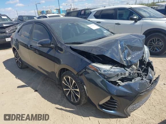 ✅ 2019 Toyota Corolla L • VIN: 5YFBURHE9KP864703 • Lot: 43474177. Listed on IAAI with 88,462 mi. Free auction sales archive from the USA and detailed vehicle history report at DreamBid. Image 1.