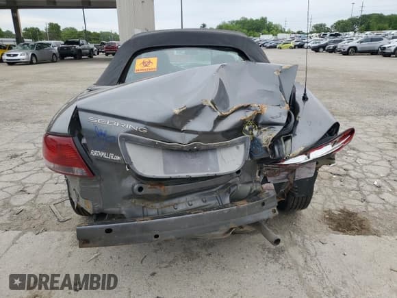 ✅ 2005 Chrysler Sebring • VIN: 1C3EL45X15N656183 • Lot: 58348475. Listed on Copart with Not provided. Free auction sales archive from the USA and detailed vehicle history report at DreamBid. Image 6.