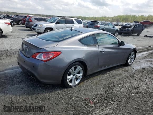✅ 2010 Hyundai Genesis Coupe Grand Touring • VIN: KMHHU6KH2AU038252 • Lot: 51447365. Listed on Copart with 92,869 mi. Free auction sales archive from the USA and detailed vehicle history report at DreamBid. Image 3.