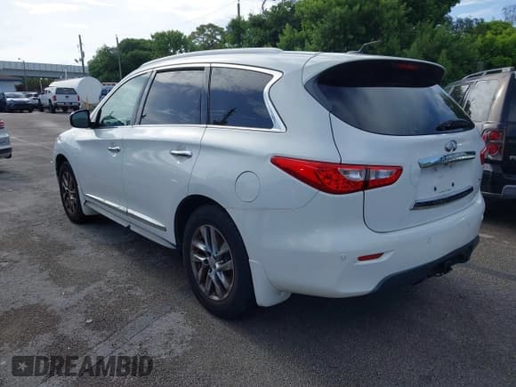✅ 2013 Infiniti JX35 • VIN: 5N1AL0MM3DC338937 • Lot: 42936606. Listed on IAAI with 197,177 mi. Free auction sales archive from the USA and detailed vehicle history report at DreamBid. Image 3.