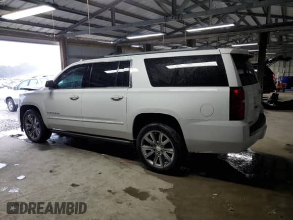 2017 Chevrolet Suburban Premier z VIN 1GNSKJKC8HR118053, wystawiony jako Copart lot #73375784 z przebiegiem 100 812 mil mil oraz Szkoda całkowita • Salvage title. Historia ofert i sprzedaży dostępna na DreamBid. Obrazek 2.