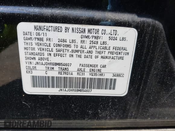 ✅ 2011 Infiniti EX Journey • VIN: JN1AJ0HR6BM854607 • Lot: 42635509. Wystawiony na IAAI z przebiegiem 130 545 mil. Bezpłatny archiwum sprzedaży aukcyjnych z USA i szczegółowy raport historii pojazdu na DreamBid. Zdjęcie 9.