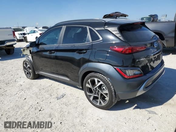 ✅ 2022 Hyundai Kona Limited • VIN: KM8K53A31NU829496 • Лот: 69612824. Опубликован ранее на Copart с пробегом 8 712 миль. Бесплатный доступ к архиву аукционных продаж из США и подробный отчёт об истории автомобиля на DreamBid. Изображение 2.