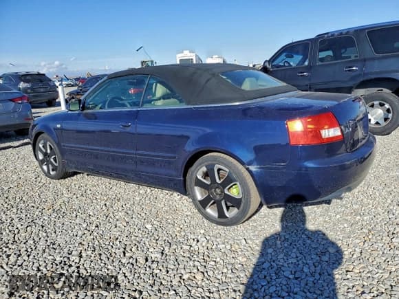 ✅ 2005 Audi A4 3.0L • VIN: WAUDT48H45K007178 • Lot: 94511525. Listed on Copart with 153,332 mi. Free auction sales archive from the USA and detailed vehicle history report at DreamBid. Image 2.