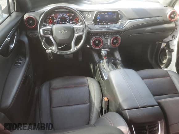 2022 Chevrolet Blazer RS z VIN 3GNKBKRS2NS197876, wystawiony jako Copart lot #66489554 z przebiegiem 33 620 mil mil oraz Szkoda całkowita • Salvage title. Historia ofert i sprzedaży dostępna na DreamBid. Obrazek 8.