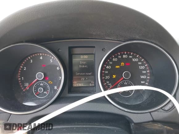 ✅ 2012 Volkswagen Golf GTI w/Conv & Sunroof • VIN: WVWEV7AJ2CW259338 • Lot: 42123333. Listed on IAAI with 121,365 mi. Free auction sales archive from the USA and detailed vehicle history report at DreamBid. Image 7.