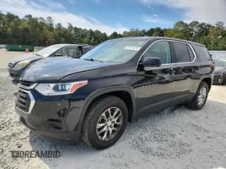 ✅ 2018 Chevrolet Traverse LS • VIN: 1GNEVFKW8JJ182593 • Lot: 87221675. Wystawiony na Copart z przebiegiem 94 166 mil. Bezpłatny archiwum sprzedaży aukcyjnych z USA i szczegółowy raport historii pojazdu na DreamBid. Zdjęcie 1.