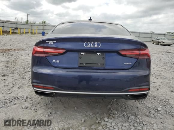 ✅ 2020 Audi A5 Sportback Premium • VIN: WAUANCF53LA005151 • Lot: 52907025. Listed on Copart with Not provided. Free auction sales archive from the USA and detailed vehicle history report at DreamBid. Image 6.