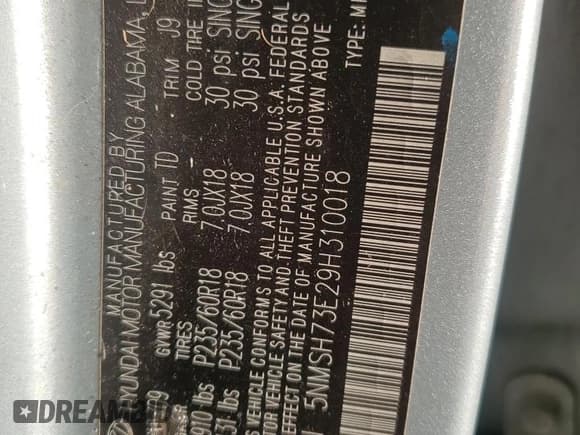 ✅ 2009 Hyundai Santa Fe Limited • VIN: 5NMSH73E29H310018 • Лот: 74078904. Опубликован ранее на Copart с пробегом 148 185 миль. Бесплатный доступ к архиву аукционных продаж из США и подробный отчёт об истории автомобиля на DreamBid. Изображение 13.