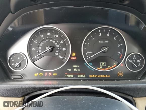 ✅ 2015 BMW 3 Series 320i xDrive • VIN: WBA3C3G58FNS74126 • Lot: 92340875. Listed on Copart with 177,006 mi. Free auction sales archive from the USA and detailed vehicle history report at DreamBid. Image 9.