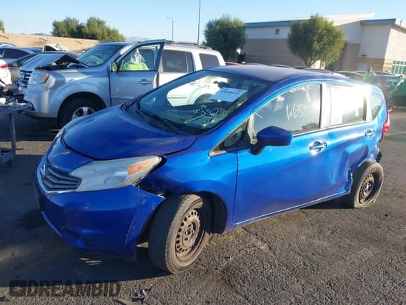 ✅ 2015 Nissan Note S Plus • VIN: 3N1CE2CP3FL408445 • Lot: 43646635. Listed on IAAI with 102,161 mi. Free auction sales archive from the USA and detailed vehicle history report at DreamBid. Image 2.