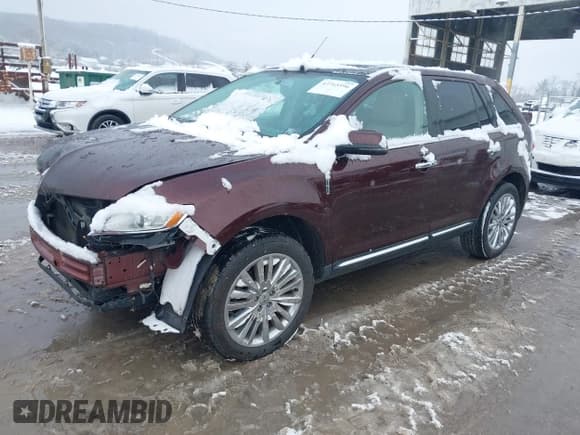 ✅ 2012 Lincoln MKX • VIN: 2LMDJ8JK9CBL17923 • Lot: 43765596. Listed on IAAI with 104,545 mi. Free auction sales archive from the USA and detailed vehicle history report at DreamBid. Image 2.