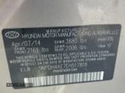 ✅ 2014 Hyundai Elantra SE • VIN: 5NPDH4AE7EH517818 • Lot: 82492855. Listed on Copart with 107,463 mi. Free auction sales archive from the USA and detailed vehicle history report at DreamBid. Image 13.