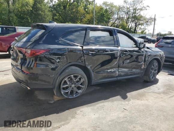 ✅ 2023 Acura MDX w/A-Spec Package • VIN: 5J8YE1H0XPL009538 • Lot: 71876765. Listed on Copart with Not provided. Free auction sales archive from the USA and detailed vehicle history report at DreamBid. Image 3.