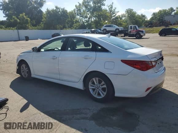 2014 Hyundai Sonata GLS with VIN 5NPEB4AC2EH938379, listed as a Copart auction lot 68777355 with 91,651 mi miles and Salvage title. Bid and sale history available at DreamBid. Image 2.