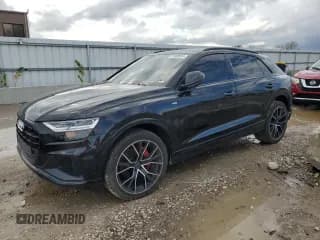 ✅ 2019 Audi Q8 Premium Plus • VIN: WA1EVAF1XKD034109 • Lot: 79030924. Listed on Copart with 138,054 mi. Free auction sales archive from the USA and detailed vehicle history report at DreamBid. Image 1.