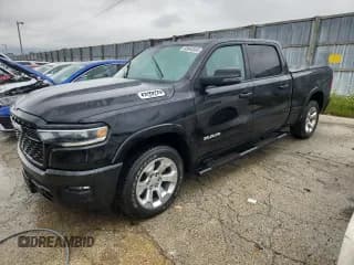 ✅ 2025 Ram 1500 Big Horn • VIN: 1C6SRFMP3SN752944 • Lot: 68843595. Listed on Copart with Not provided. Free auction sales archive from the USA and detailed vehicle history report at DreamBid. Image 1.