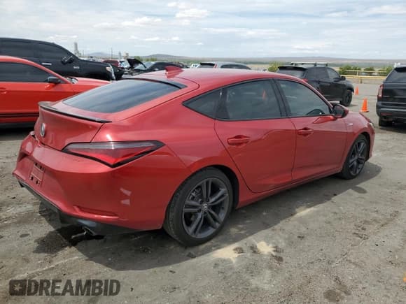 ✅ 2025 Acura Integra w/A-Spec Package • VIN: 19UDE4H36SA011558 • Lot: 66011435. Listed on Copart with 8,651 mi. Free auction sales archive from the USA and detailed vehicle history report at DreamBid. Image 3.