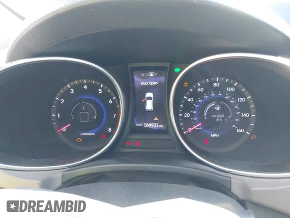 ✅ 2013 Hyundai Santa Fe Sport • VIN: 5XYZU3LA4DG099729 • Lot: 43463958. Listed on IAAI with 164,931 mi. Free auction sales archive from the USA and detailed vehicle history report at DreamBid. Image 7.