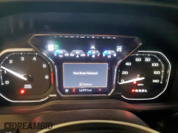 ✅ 2022 GMC Sierra 1500 Denali • VIN: 1GTU9FEL8NZ100654 • Лот: 68399475. Опубликован ранее на Copart с пробегом 56 991 миль. Бесплатный доступ к архиву аукционных продаж из США и подробный отчёт об истории автомобиля на DreamBid. Изображение 9.