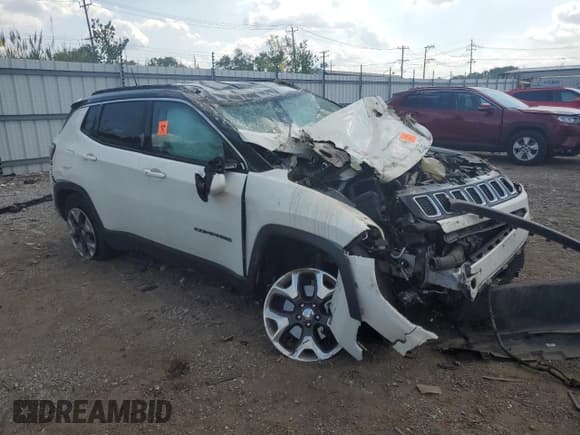 ✅ 2018 Jeep Compass Limited • VIN: 3C4NJDCB5JT329143 • Lot: 61435655. Listed on Copart with Not provided. Free auction sales archive from the USA and detailed vehicle history report at DreamBid. Image 4.