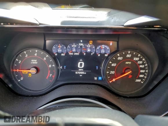 ✅ 2019 Chevrolet Camaro 2SS • VIN: 1G1FH1R7XK0159676 • Lot: 93547255. Listed on Copart with 57,299 mi. Free auction sales archive from the USA and detailed vehicle history report at DreamBid. Image 9.