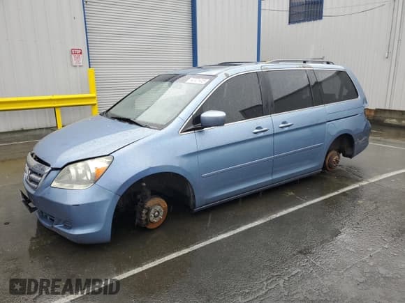 ✅ 2006 Honda Odyssey EX-L • VIN: 5FNRL38766B009247 • Lot: 92221415. Listed on Copart with Not provided. Free auction sales archive from the USA and detailed vehicle history report at DreamBid. Image 1.
