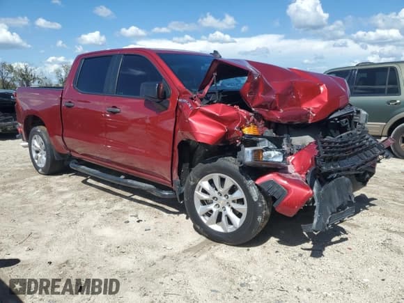 ✅ 2019 Chevrolet Silverado 1500 Custom • VIN: 3GCPWBEHXKG173028 • Lot: 69227704. Wystawiony na Copart z przebiegiem 55 288 mil. Bezpłatny archiwum sprzedaży aukcyjnych z USA i szczegółowy raport historii pojazdu na DreamBid. Zdjęcie 4.
