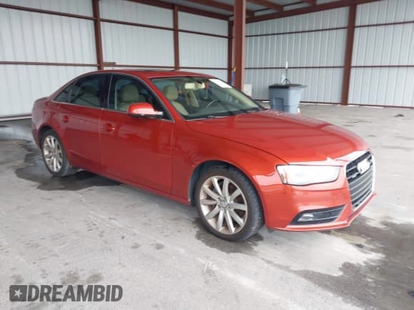 ✅ 2013 Audi A4 Premium Plus • VIN: WAUFFAFL1DA096394 • Lot: 42235725. Listed on IAAI with 87,369 mi. Free auction sales archive from the USA and detailed vehicle history report at DreamBid. Image 1.