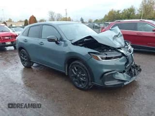 ✅ 2024 Honda HR-V Sport • VIN: 3CZRZ2H51RM726186 • Lot: 43538268. Listed on IAAI with 13,436 mi. Free auction sales archive from the USA and detailed vehicle history report at DreamBid. Image 1.