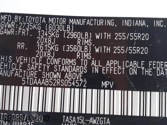 ✅ 2024 Toyota Highlander XLE • VIN: 5TDAAAB52RS054572 • Лот: 43557893. Опубликован ранее на IAAI с пробегом 16 627 миль. Бесплатный доступ к архиву аукционных продаж из США и подробный отчёт об истории автомобиля на DreamBid. Изображение 9.