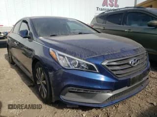 ✅ 2016 Hyundai Sonata Sport • VIN: 5NPE34AF6GH423931 • Лот: 58099741. Опубликован ранее на Copart с пробегом 104 499 миль. Бесплатный доступ к архиву аукционных продаж из США и подробный отчёт об истории автомобиля на DreamBid. Изображение 1.