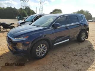 2019 Hyundai Santa Fe SEL Plus z VIN 5NMS33AD9KH118344, wystawiony jako Copart lot #81745955 z przebiegiem 124 555 mil mil oraz Szkoda całkowita • Salvage title. Historia ofert i sprzedaży dostępna na DreamBid. Obrazek 1.