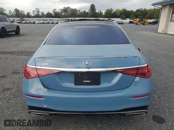 ✅ 2022 Mercedes-Benz S 580 • VIN: W1K6G7GB6NA137800 • Lot: 81081265. Listed on Copart with Not provided. Free auction sales archive from the USA and detailed vehicle history report at DreamBid. Image 6.
